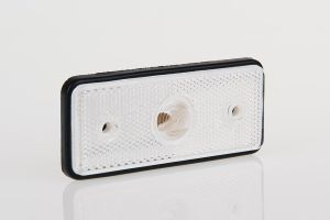 Фонарь габаритный прицепа MD-013-1 B белый с патроном и проводом  FRISTOM