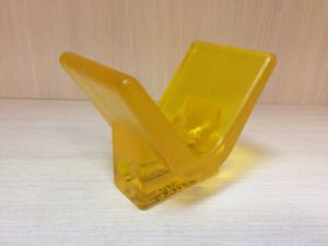 Носовой упор прицепа A115, B72, C90, D52,5, E36, F13 ПВХ желтый KNOTT ОРИГИНАЛ
