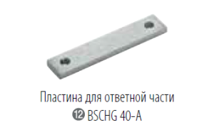 Пластина для пальца петли борта прицепа BSCHG 40-А Winterhoff 