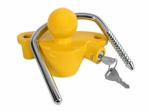 Противоугонное устройство прицепа SAFETY для сцепной головки желтое (ЭТЛН)  (1)