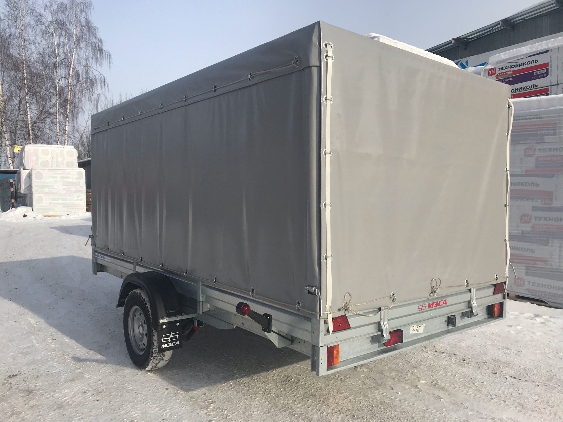 Прицеп МЗСА 817719.012 с ЕВРО тентом и верхней погрузкой