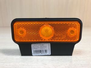 Фонарь габаритный прицепа FT-004 Z1+K желтый с кронштейном, патроном, проводом FRISTOM