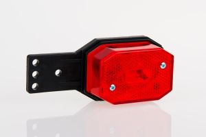 Фонарь габаритный прицепа FT-001 CII+K красный с кронштейном и светоотражателем FRISTOM