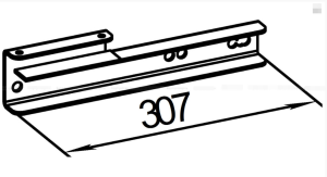 Кронштейн крепления правого крыла МЗСА 81771G (011, 013, 021, 023)