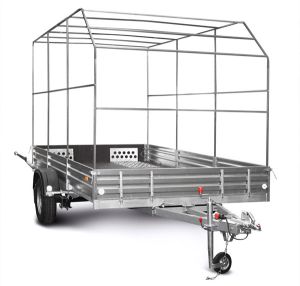 Каркас тента 351818С для прицепа МЗСА 817719 исп.022,012(8541.0097) Н1800 мм Угол скоса - 45°