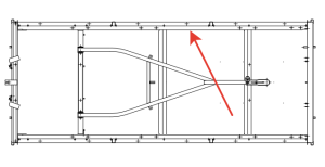 Лонжерон прицепа левый МЗСА 817717.015