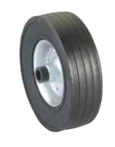 Подкатное колесо прицепа 80 мм, 500 кг Winterhoff RAD 250 VВ (цельнорезиновое)