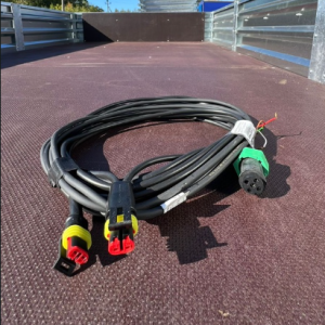 Жгут электропроводка прицепа МЗСА 817717 исп 022 (025), 817732 исп 022. Жгут с правой стороны с байонетом (кузов 3,45х1,51м, дышло 1,27м)