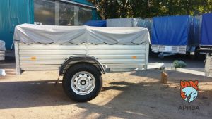 Легковой прицеп, Ось 1300 кг, R16, с тентом 70 см МЗСА 817701.026 