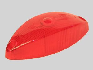 Рассеиватель фонаря прицепа ГФ2 красный (стекло фонаря), Евросвет