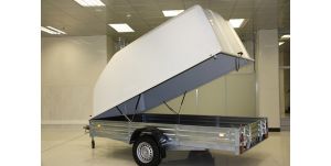 Прицеп с крышкой B 3515-1.13 исп.111,131 (МЗСА 831132.111) Н1500мм с тормозом ALKO. Удобство, защита, красота. Покупайте в АРИВА