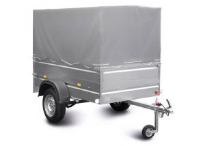 Легковой прицеп с тентом 138 см и надставными бортами МЗСА 817700.002 