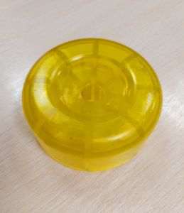 Пробка носового ролика прицепа L 35, D 88,5 14.5 мм желтая KNOTT ОРИГИНАЛ