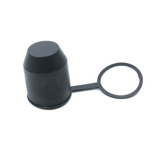 Колпак на фаркоп пластмассовый, черный TRAILERCOM (с держателем)