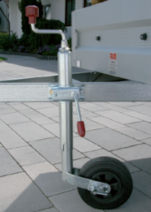 Опорное колесо для прицепа D48, 150 кг, L470(+220) PLUS с PINSTOP AL-KO ОРИГИНАЛ