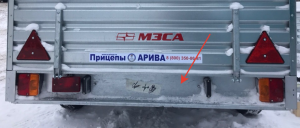 Фартук прицепа задний МЗСА 817710.012 10.014 10.016 01.012 01.014 01.016 30.012