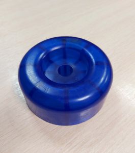 Пробка носового ролика прицепа L35, D88,5 14.5 мм синяя KNOTT ОРИГИНАЛ