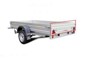 Борт на прицеп задний МЗСА 817704, 817705, 817733 (032), алюминиевый. Товар с особенностями!!!