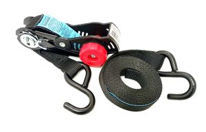 Смарт ремень крепления груза, нагрузка 0,5т, L4000мм, В25 мм с намотчиком ленты