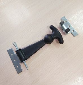 Замок для ящика резиновый, в комплекте со скобами