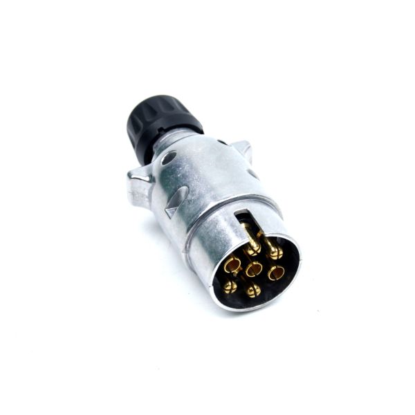Вилка прицепа 7pin 12V TRAILERCOM 3053D (металл) (10)