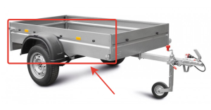 Борт на прицеп боковой МЗСА 817700.002 (Лист правого борта без комплектующих) 