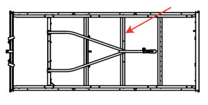Поперечина платформы прицепа МЗСА 817702.012 03.012 12.012 17.012 015 31.012 32.012