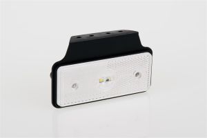 Фонарь габаритный прицепа MD-013 B+K с кронштейном белый LED FRISTOM