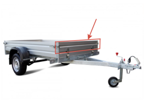 Верхняя секция переднего - заднего борта на прицеп МЗСА 817704, 817705, 817717, 817732 (032), алюминиевый. Товар с особенностями!!!