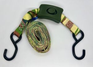 Смарт ремень крепления груза КАМУФЛЯЖ, нагрузка 0,5т, L 4000мм, В 25 мм с защитным пластиковым корпусом