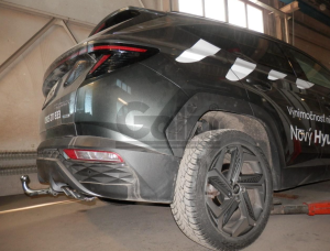Фаркоп Хендай (Hyundai) Tucson 2021-2024, 2024-, Kia Sportage 2022-2025, 2025-. Полностью оцинкованный (18)