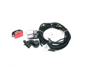 Жгут проводов для прицепа с кузовом длинной до 2,5м TRAILERCOM B1 Standard LED, в комплекте вилка, розетка, габаритные, противотуманный фонари