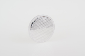 Отражатель на прицеп белый круглый d78 мм с центр. винтом DOB-039 А  В, Fristom