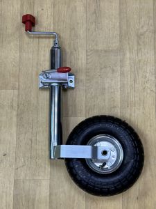 Опорное колесо для прицепа D48 в сборе с хомутом, Artway Air wheel (пневмошина)