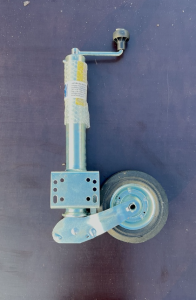 Опорное колесо АВТОМАТ с тормозом, d60мм, Н550мм, 300кг, KNOTT ОРИГИНАЛ