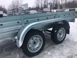 Крыло для прицепа тандем оцинкованное 1550х375х220 4040 KNOTT ОРИГИНАЛ