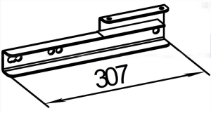 Кронштейн крепления левого крыла МЗСА 81771G (011, 013, 021, 023)