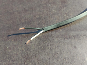 Кабель двужильный плоский для проводки легкового прицепа (цена за 1 м), КАВТ 2х1 (2)