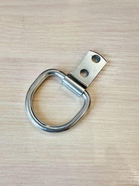 Петля крепления груза прицепа, два отверстия d 6мм2