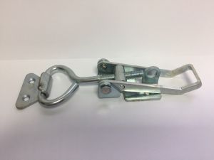 Замок для ящика L 155-180, регулируемый в комплекте со скобой