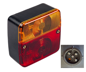 Фонарь задний на прицеп МЗСА ЕС19.02.12 байонет BAJONET