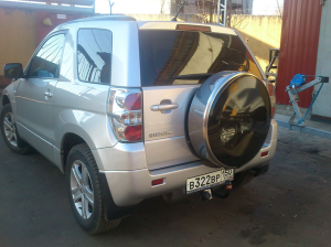 Фаркоп для Suzuki Grand Vitara 5 дверей 2005-2016 требуется подрезка бампера. Тип шара A. Нагрузки 200075 кг,