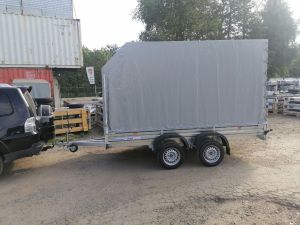 Двухосный прицеп с тентом АЭРО 180 см МЗСА 817736.022 (Нужна установка скоб!!!)