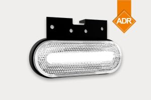 Фонарь габаритный прицепа FT-070 LED с кронштейном, белый, 12-36V  FRISTOM