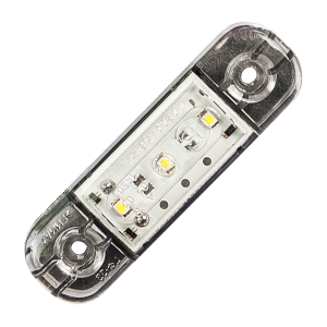 Фонарь габаритный прицепа ГФ22Б LED белый, с проводом