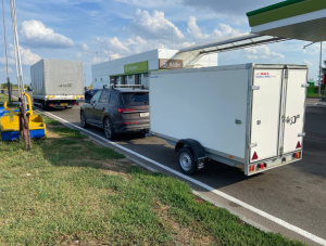 Легковой прицеп фургон МЗСА 817773.001, Одноосный 3м с распашными воротами. Новый, 2024 года выпуска. (7)