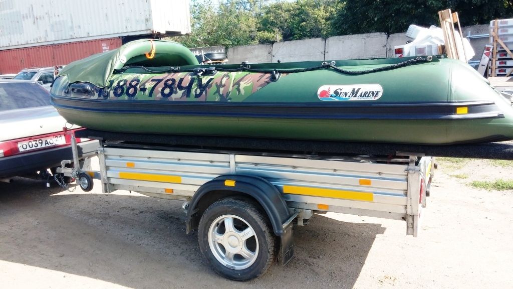 Универсальный прицеп. Лодка + снегоход.