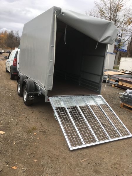 Прицеп с трапом и ЕВРО тентом МЗСА 817731.022
