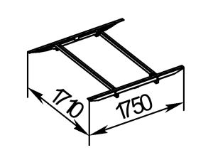 Опора (подрамник) прицепа МЗСА 817719  исп.012 (022), B 3518-1.13  исп.111 (131) для крепления подвески