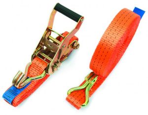 Стяжной ремень для прицепа, нагрузка 1,0 - 2,0т, L4000мм, B35мм (для крепления груза)